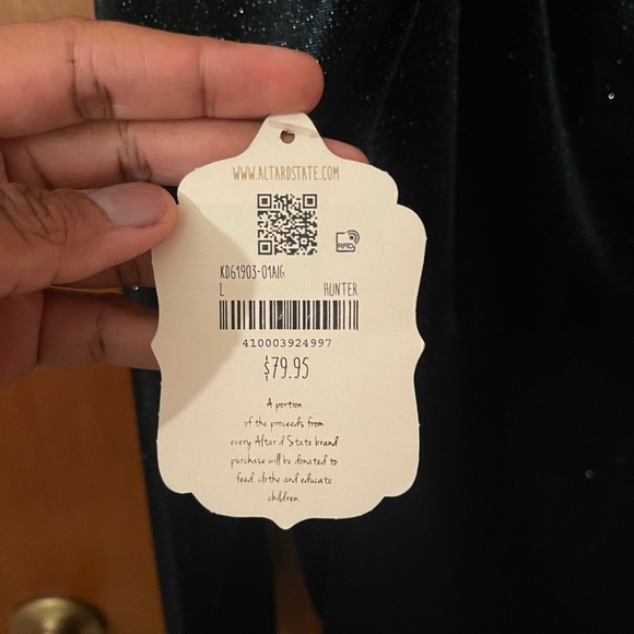 Altar’d State Long Sleeve Formal Dress - Picture 4 of 4